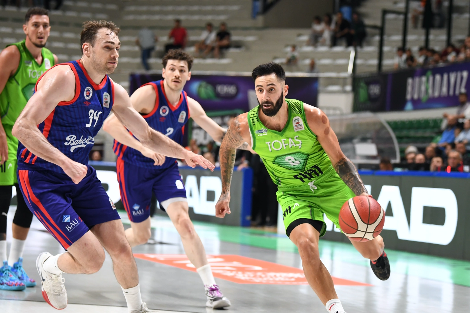 TOFAŞ play-off’ta yarı final için Bahçeşehir deplasmanında 