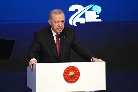 Cumhurbaşkanı Erdoğan: İslam dünyası ticaret ve finans iş birliğini güçlendirmeli 