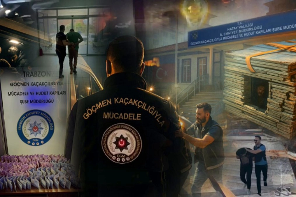 51 ilde düzensiz göçte 98 organizatör tutuklandı! 
