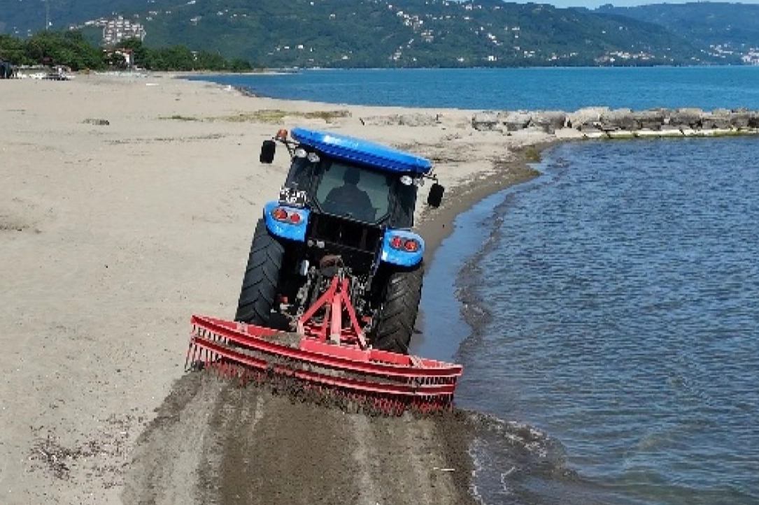 Ordu'da plajlar deniz sezonuna hazırlıyor 