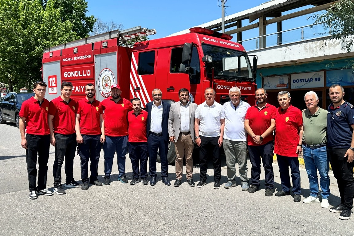 Gönüllü kahramanlara moral ziyareti 