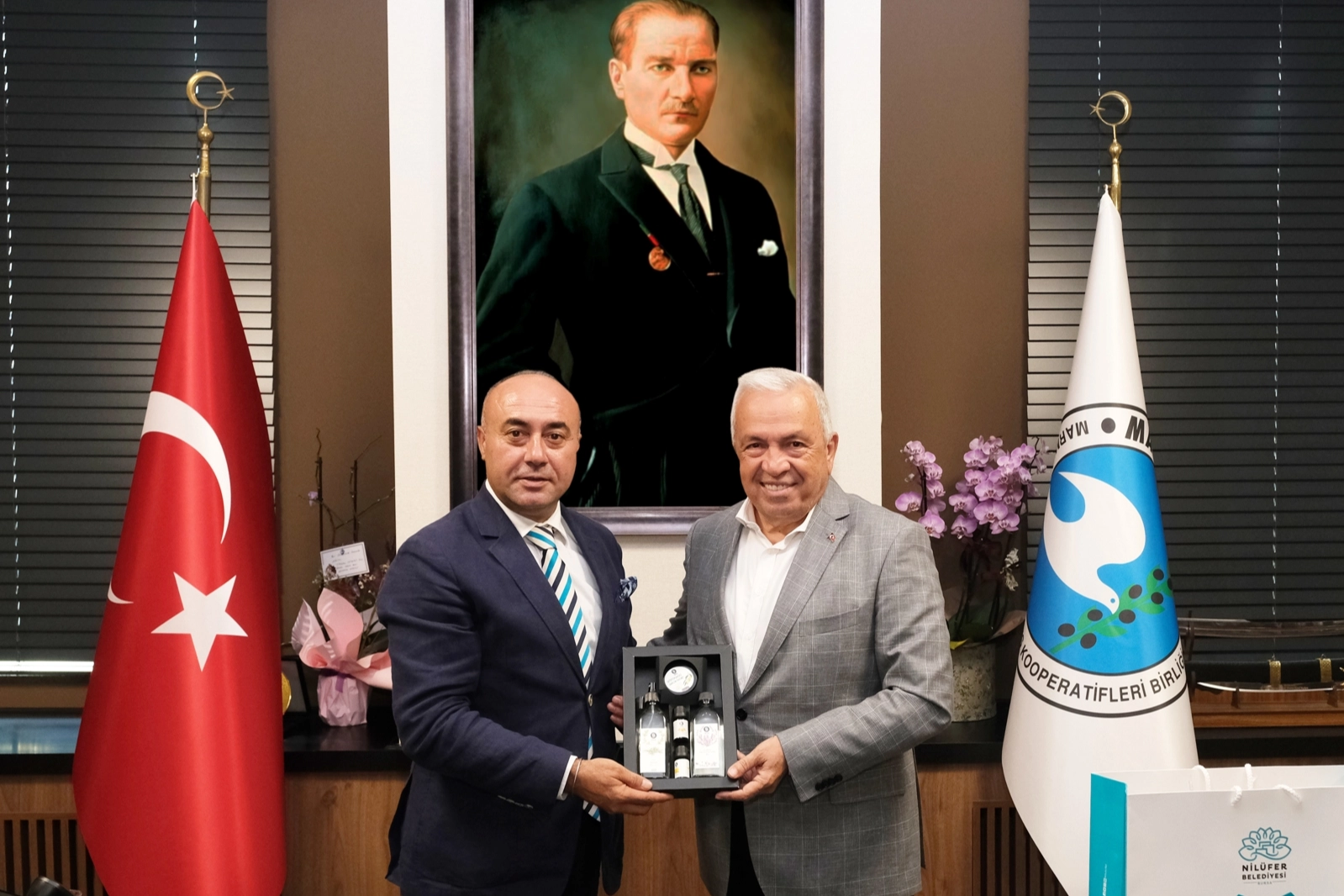 Başkan Özdemir'den Marmarabirlik’e 'hayırlı olsun' ziyareti 