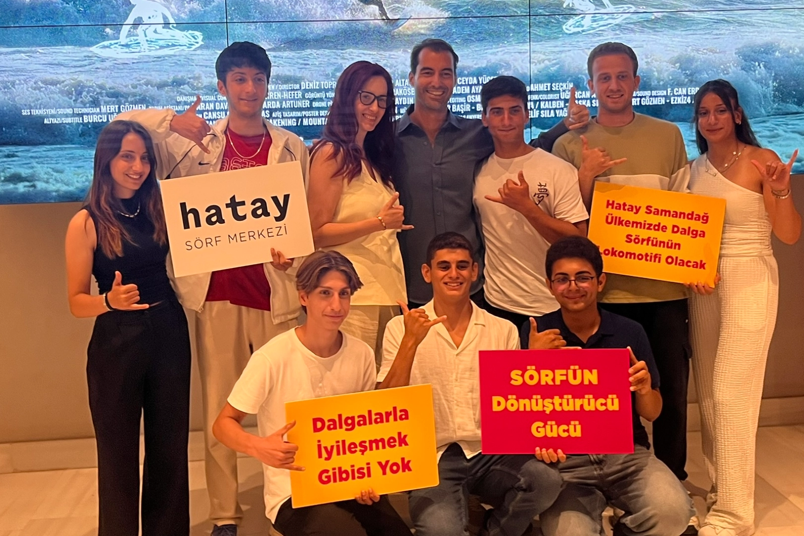 Hatay Sörf Merkezi “Hayatın Çizgisi”yle perdede 