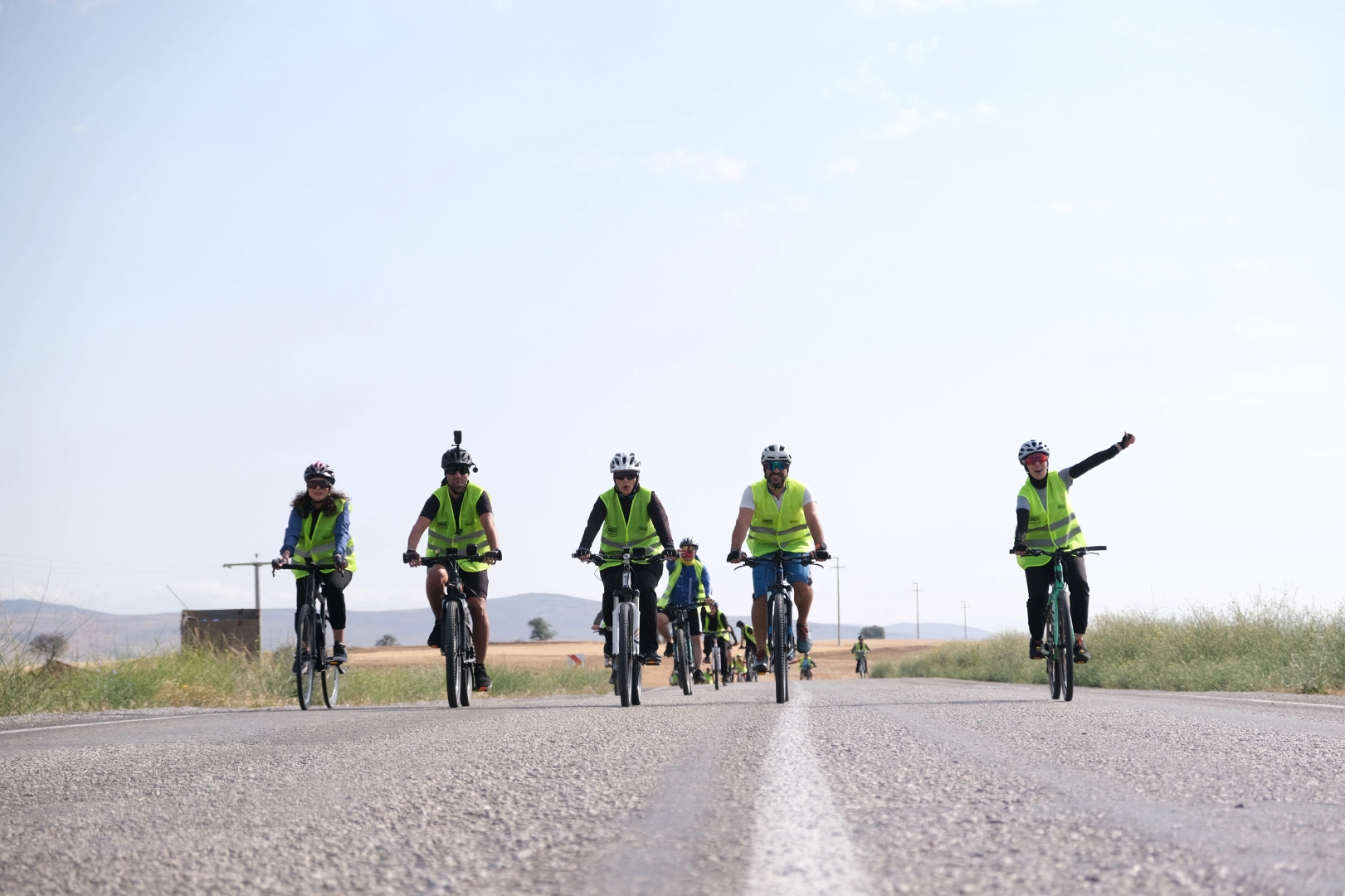 Konya’da tarihi rotada pedallar tarih ve doğa için döndü 