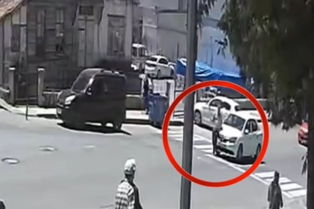 Düzce’de yaya geçidinde kaza 