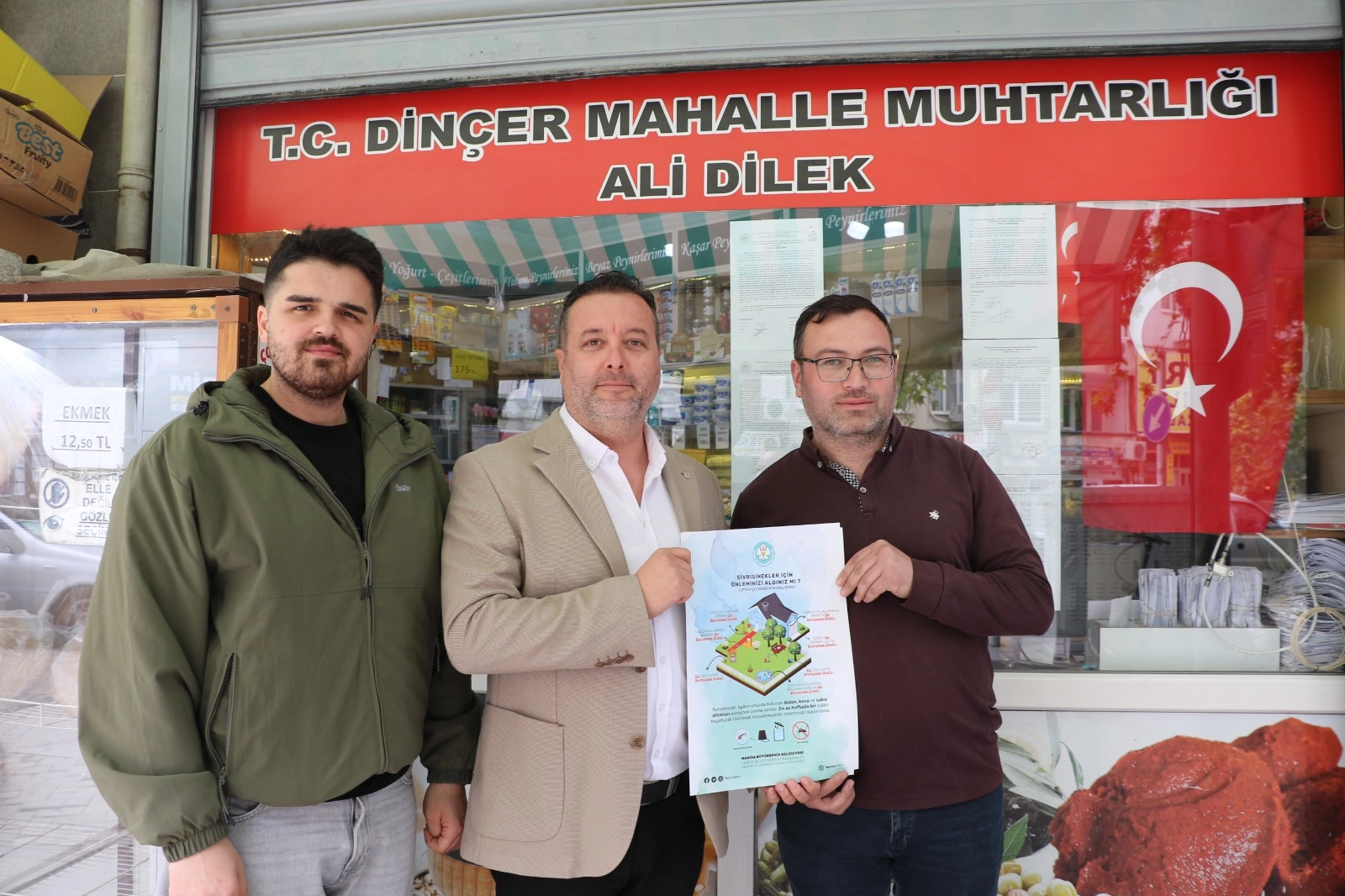 Manisa'da vektörle mücadelede muhtarlarla iş birliği 