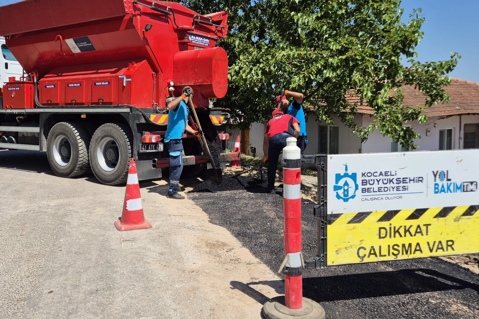 Kocaeli'de güvenli ve konforlu yollar için hızlı müdahale 