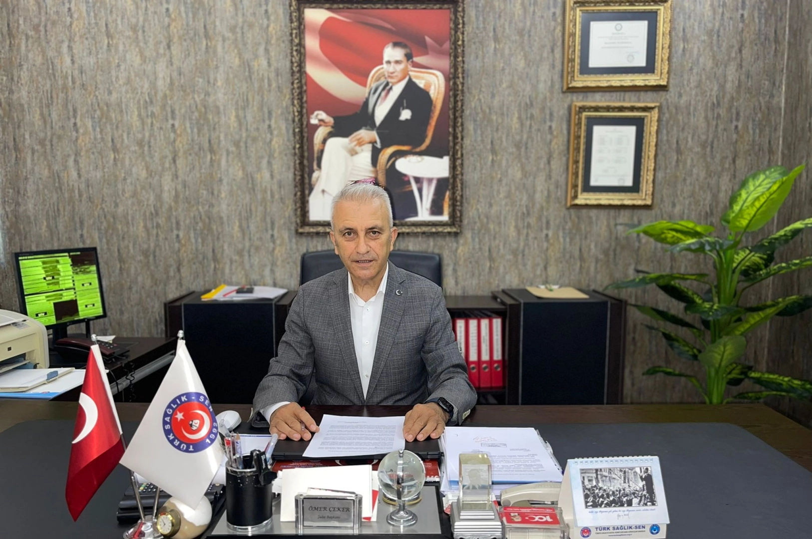 Türk Sağlık Sen, Alikahya Yerleşkesi’ndeki servis mağduriyetinin takibinde 