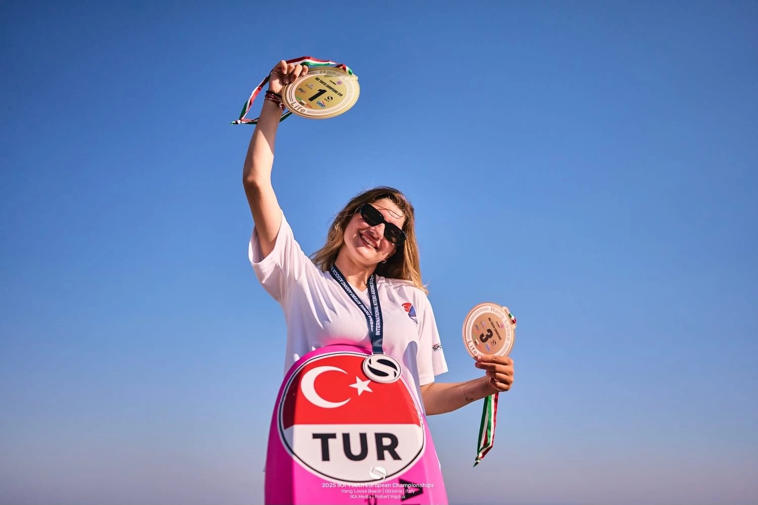 Genç sporcu Derin Deniz'den Avrupa şampiyonluğu 