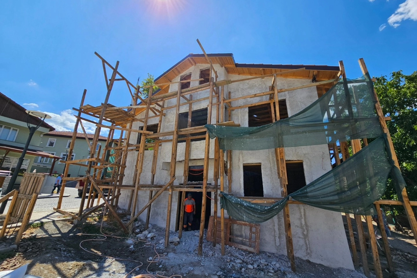 Gölcük'teki kültür varlığının restorasyonu sürüyor 