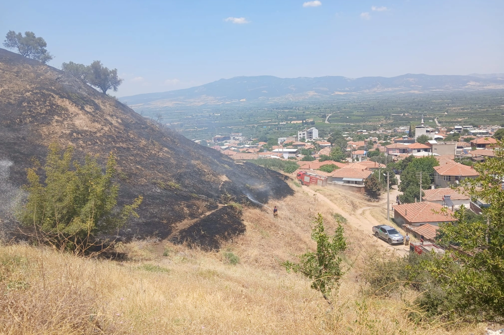 Manisa Turgutlu'dan büyümeden söndürüldü 
