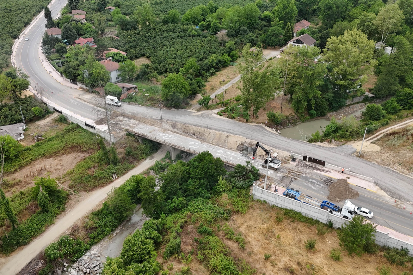 Sakarya Kanlıçay Köprüsü’nde çalışmalar başladı 