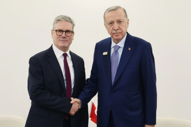 Cumhurbaşkanı Erdoğan Starmer ile görüştü 
