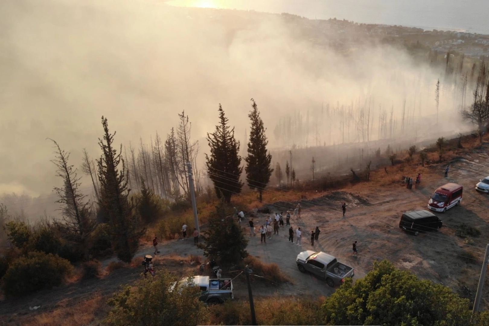 Karamürsel’de soğutma çalışmaları devam ediyor 