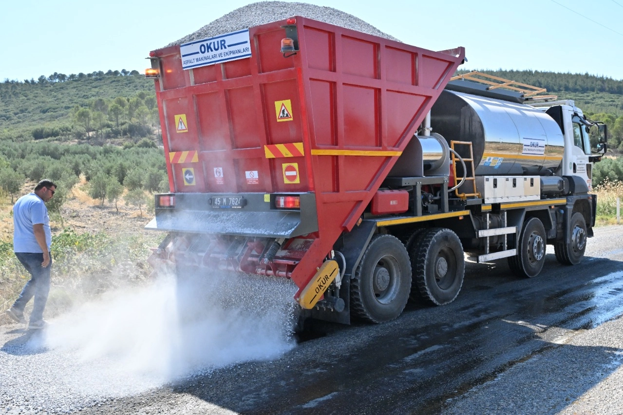Manisa'da yeni nesil asfalt dönemi başladı 