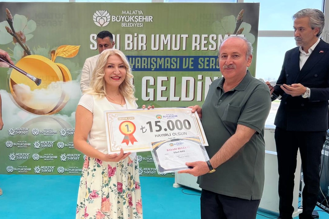 Malatya'da 'Sarı bir umut resmet'tiler 