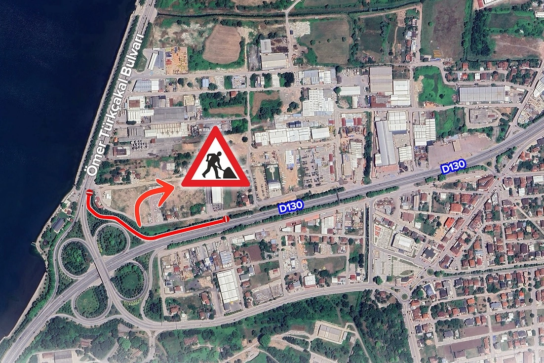 Kocaeli Yuvacık Kavşağı’nda trafik düzenlemesi 