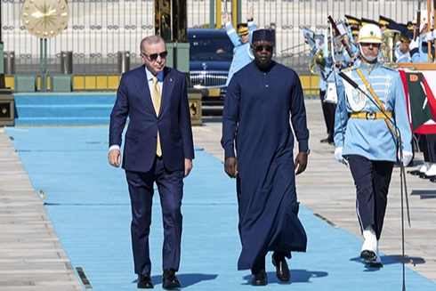 Senegal Başbakanı Ousmane Sonko Külliye'de 