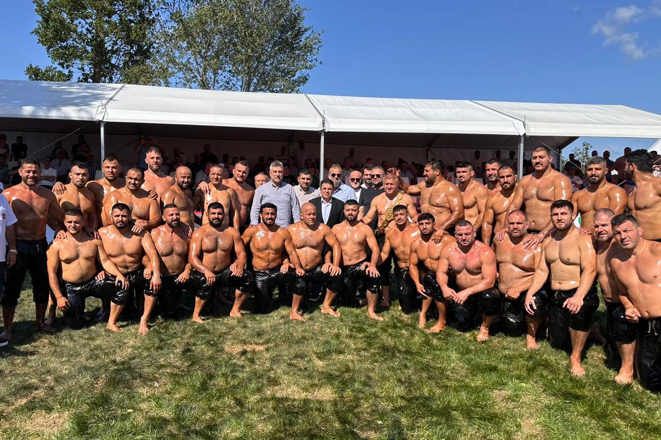 Şile yağlı güreşleri 2 yıl sonra yeniden yapıldı 