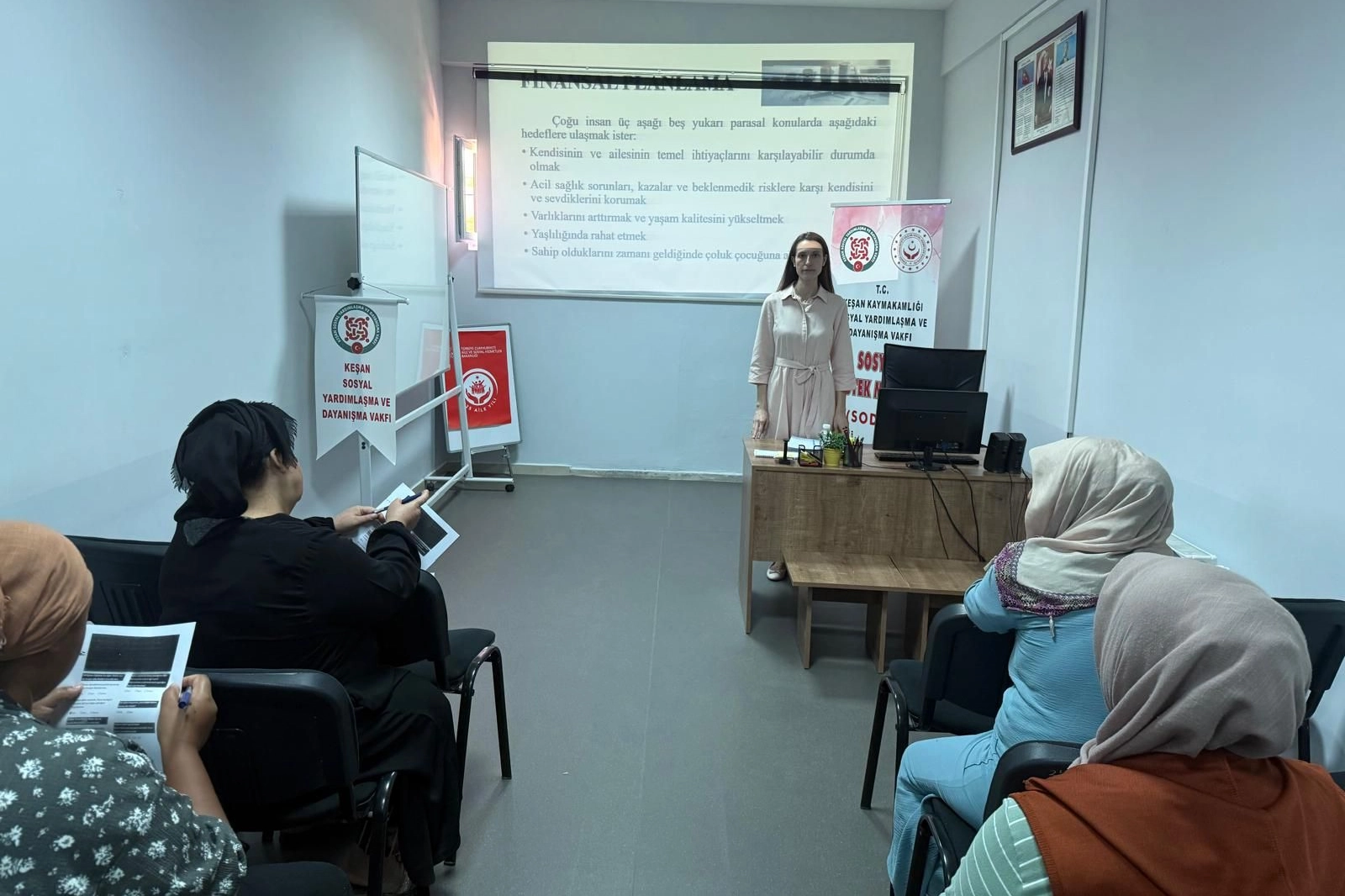 Edirne Keşan'da SODAM üyelerine aile bütçesi eğitimi 