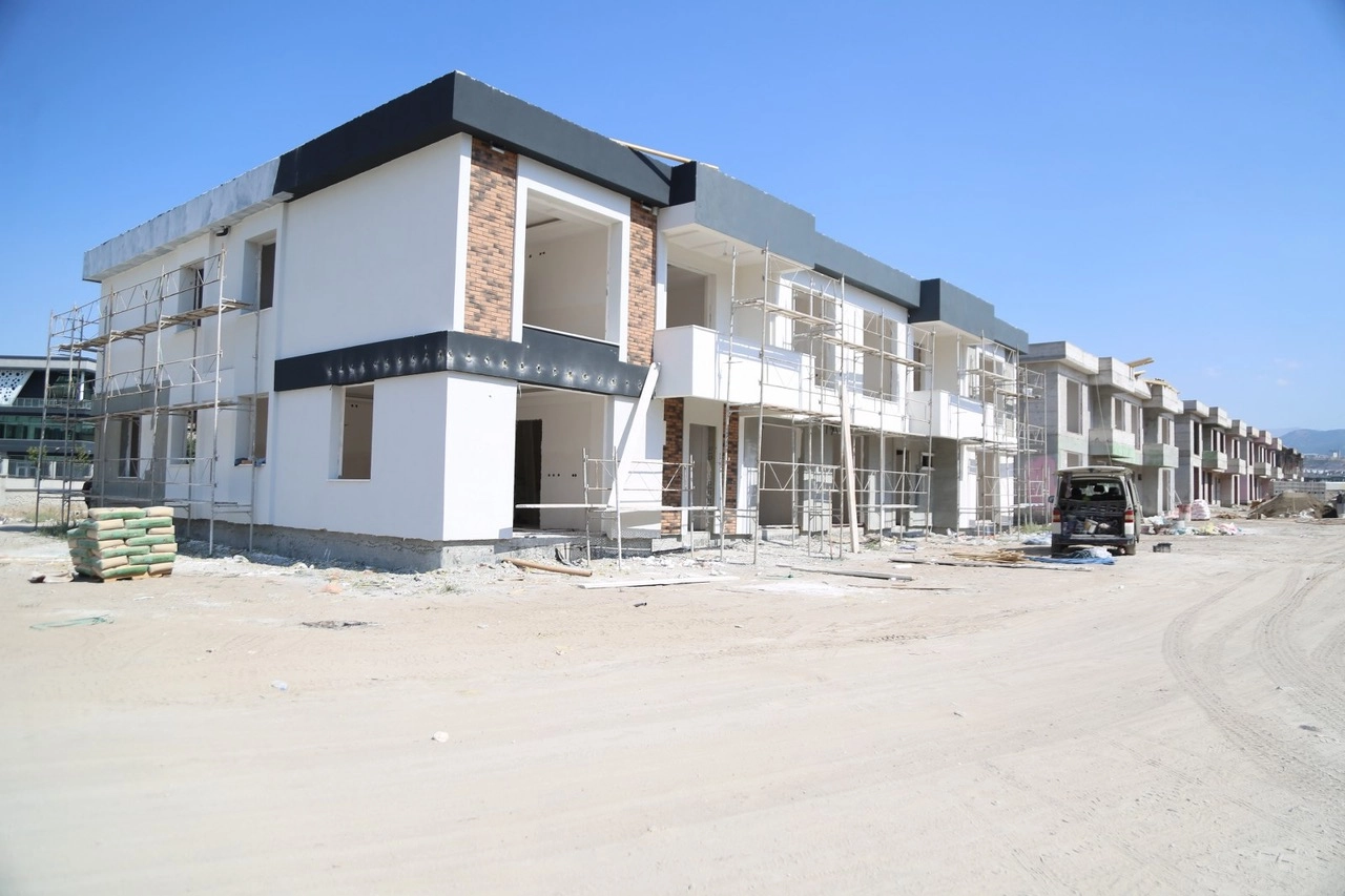 Kayseri Melikgazi Altınoluk'ta evler hızla yükseliyor 