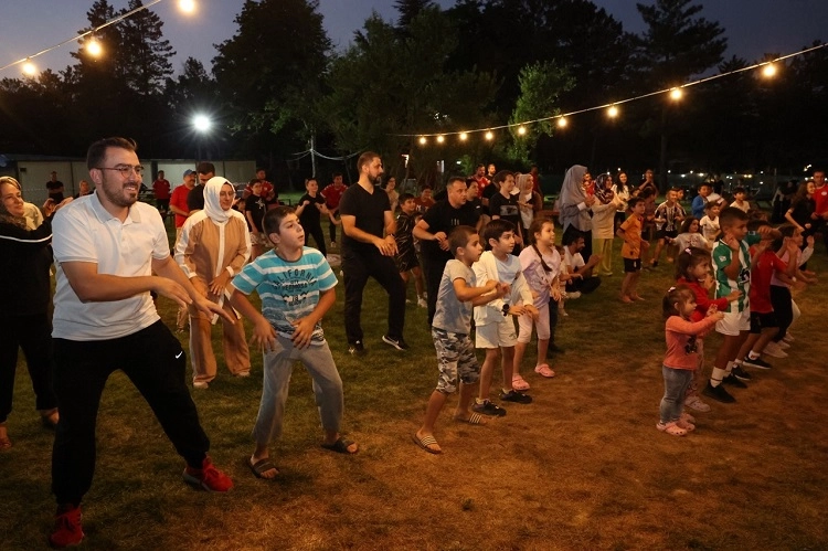 Kayseri'de doğa kampına büyük ilgi 