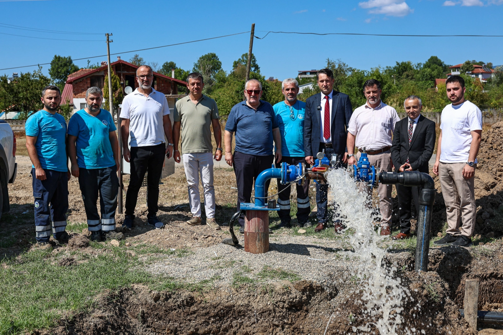 Sakarya'da 132 metre derinlikten kaliteli su 