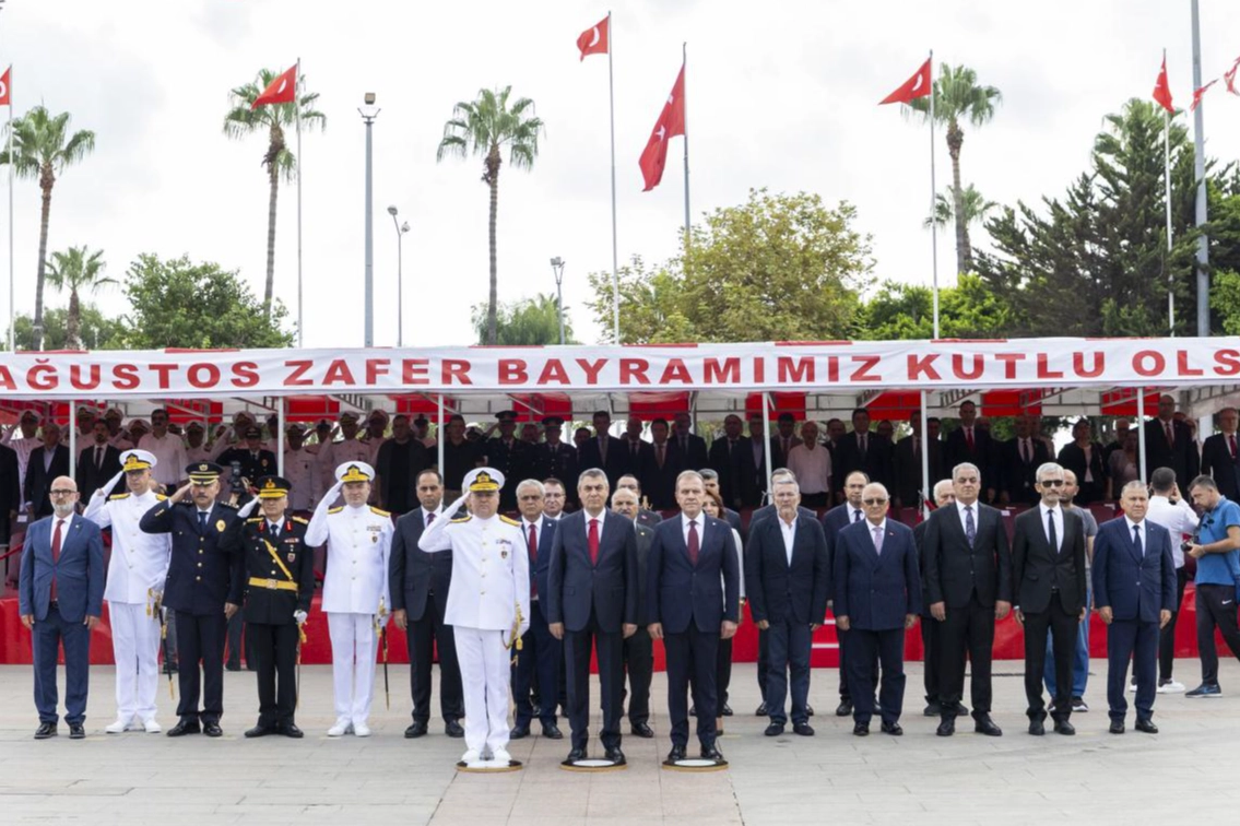 Mersin’de 30 Ağustos coşkusu törenlerle yaşandı 