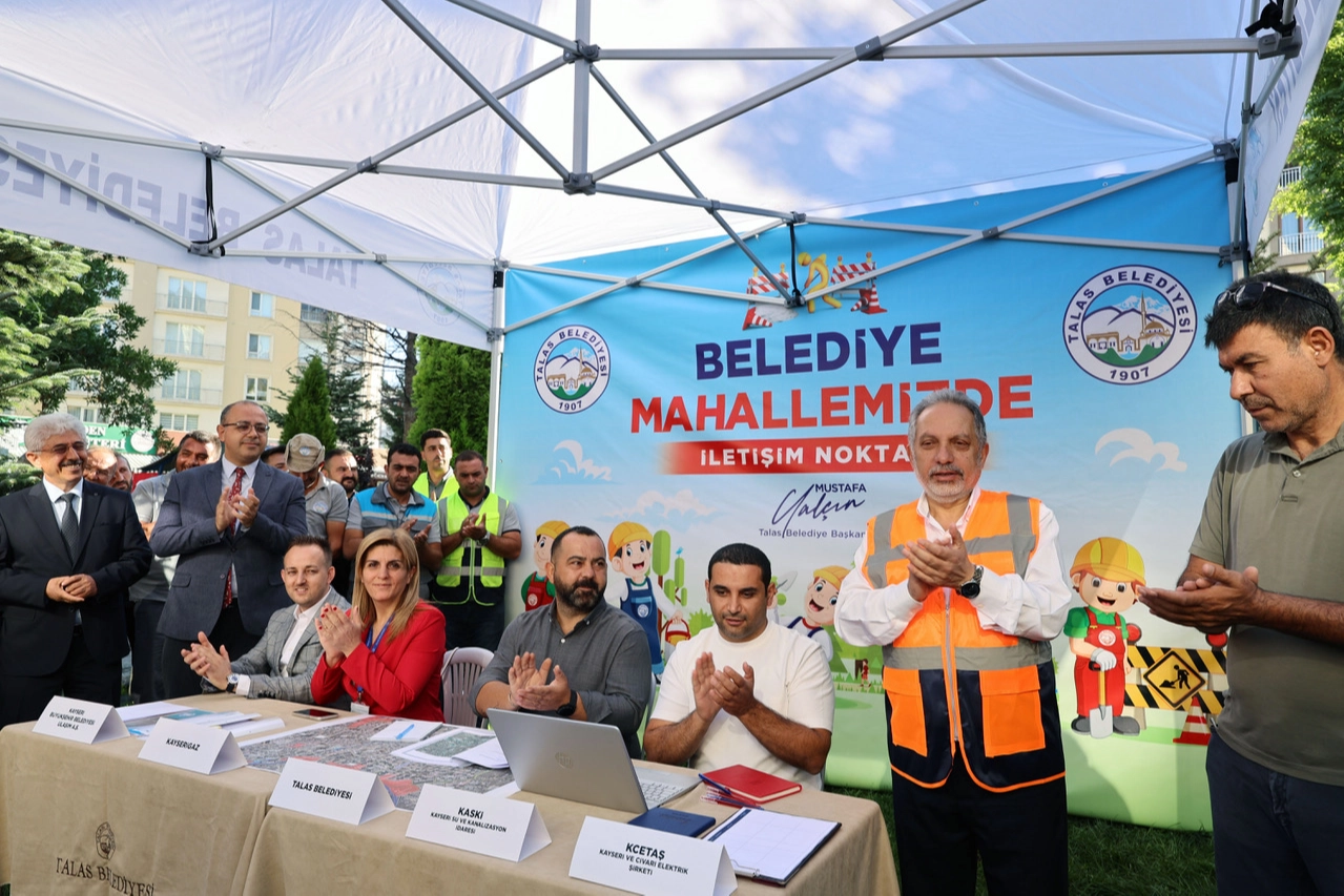 Kayseri Talas'ta 'Belediye Mahallemizde' projesi geri döndü 