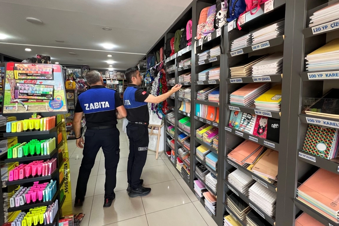 Bursa İnegöl Zabıtası'ndan kırtasiyelere sıkı denetim 