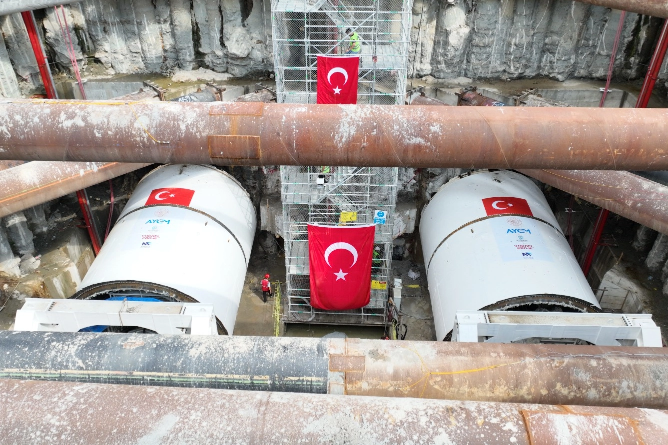 Kocaeli Körfezray'la nefes alacak... Dev köstebekler tünel açmaya başladı 