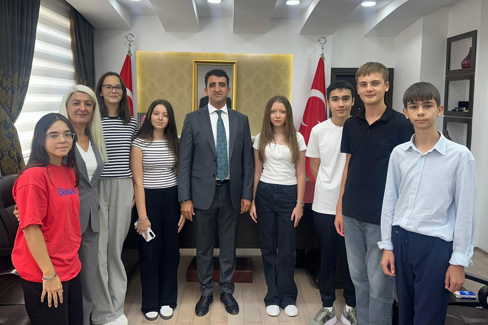 İpsala Kaymakamı Sevgili 'Fen Liselileri' ağırladı 