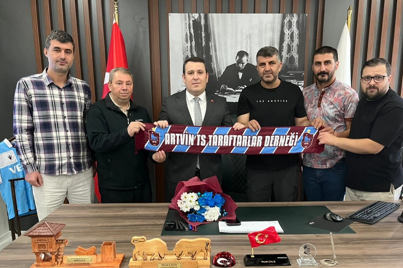 Artvin Trabzonspor Taraftarları'ndan Başsavcı Çalış’a ziyaret 