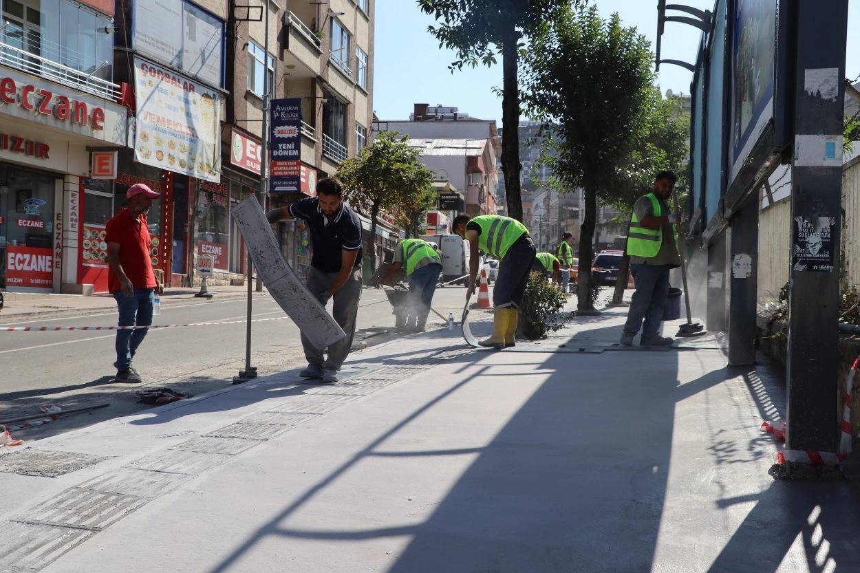 Ordu Büyükşehir’den Altınordu’ya estetik dokunuş 