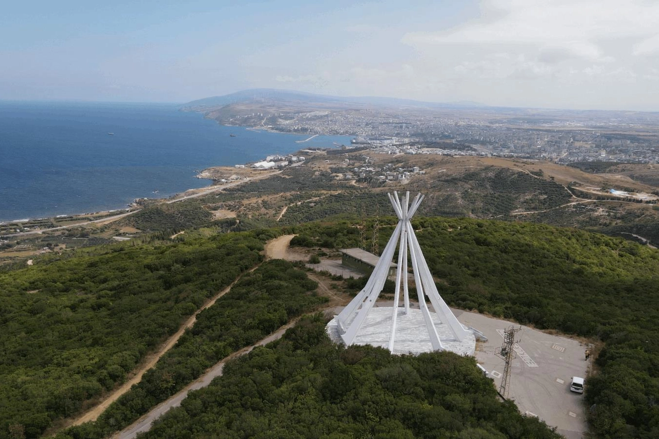 Son Kurşun Anıtı’na giden yol yenilendi 