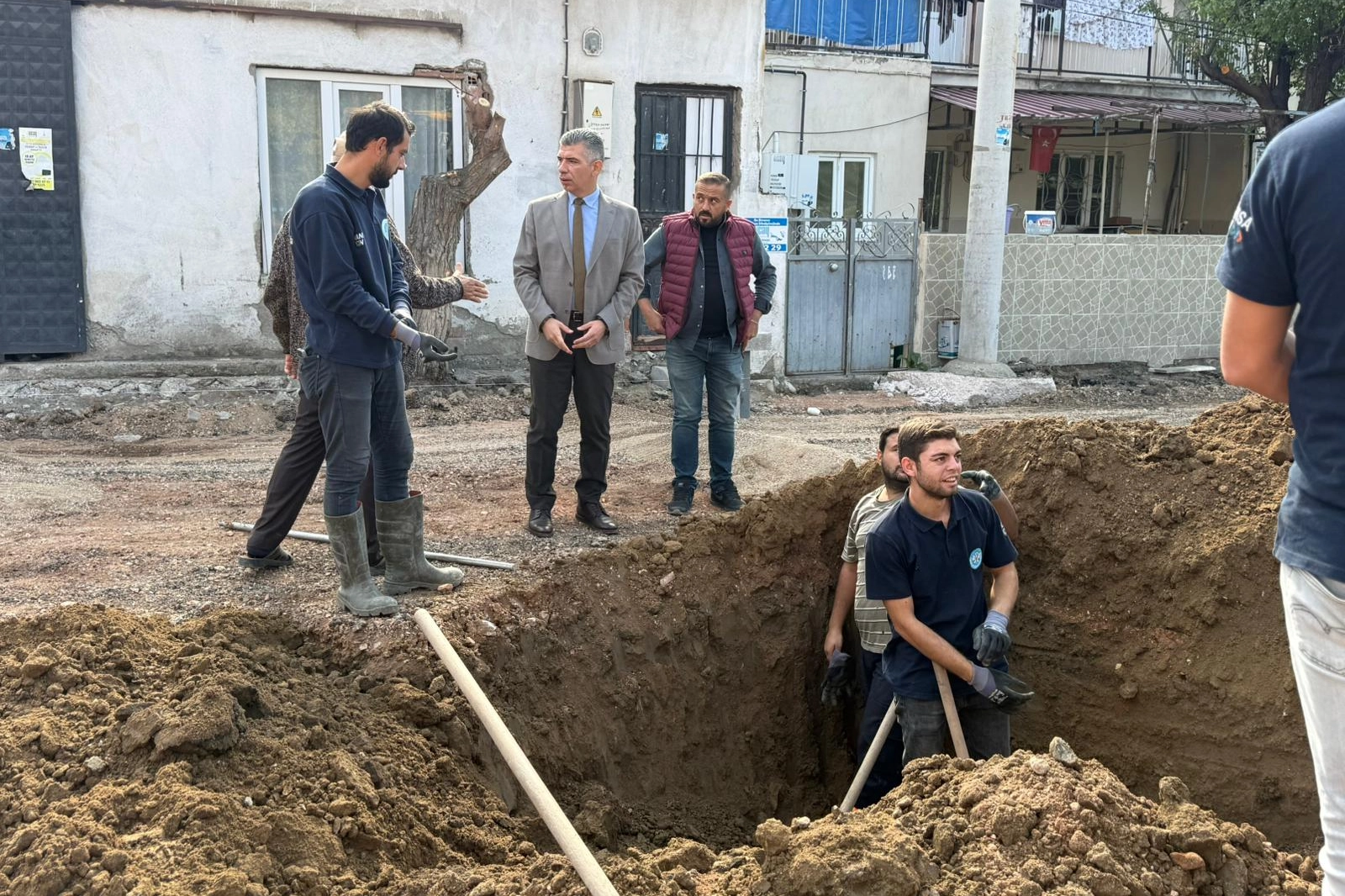 Manisa Soma'da alt ve üst yapı çalışmaları hızlandı 