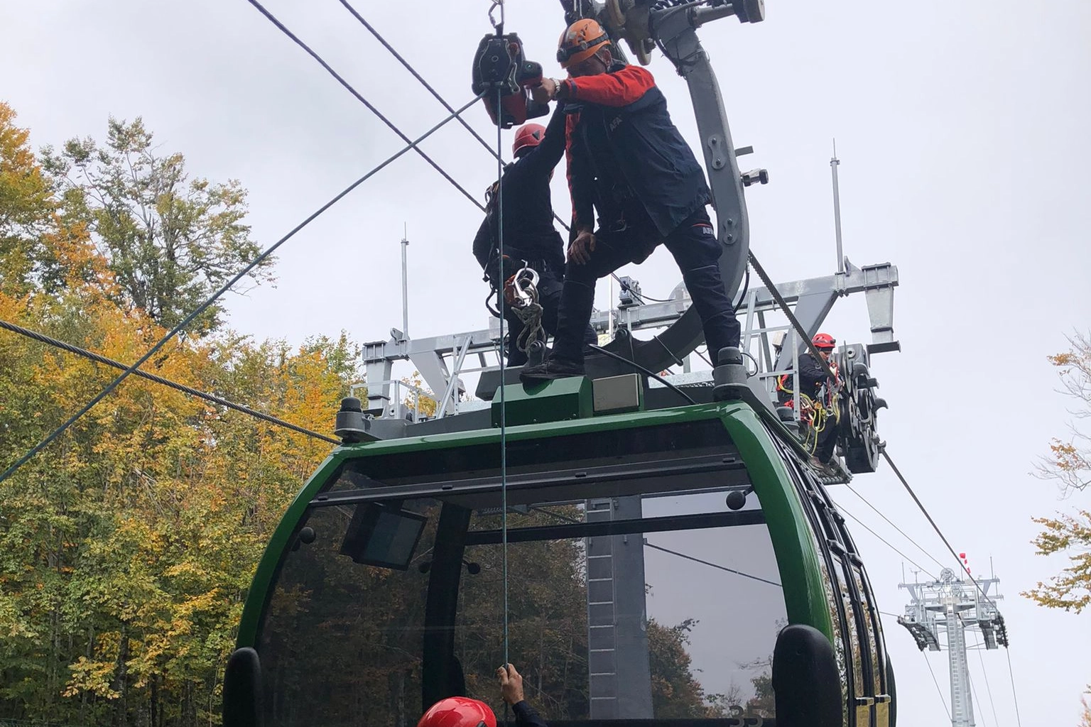 Kartepe Teleferik’te gerçeği aratmayan tatbikat 