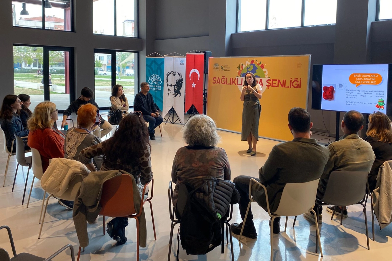 Bursa Nilüfer’de gıda farkındalığı söyleşisi 