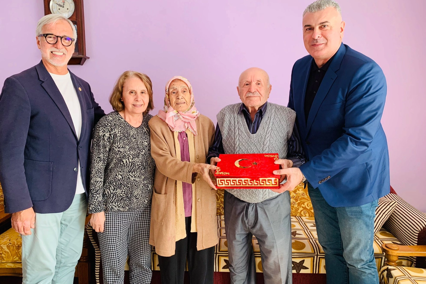 Kocaeli İzmit'te Derince’deki Kıbrıs Gazilerine vefa ziyareti 