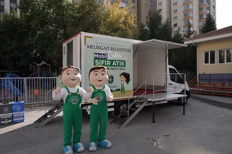 Kayseri Melikgazi'den 'sıfır atık' eğitimi 