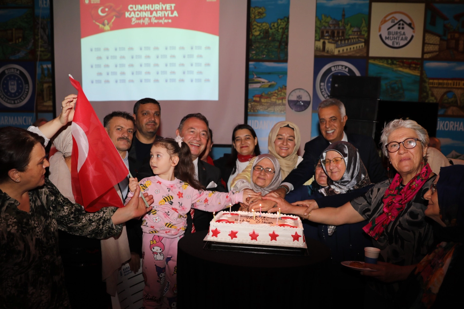 Bursa'da Cumhuriyet kadınlarıyla bereketli yarınlara 