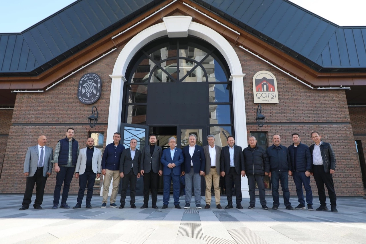 Kayseri'de Çarşı Melikgazi'ye protokol ziyareti 