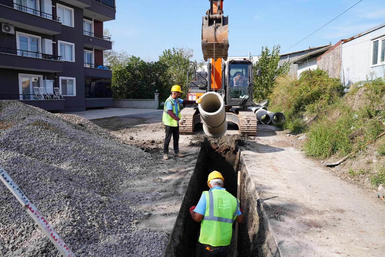 Kocaeli İSU'dan altyapı yenilemeye devam 