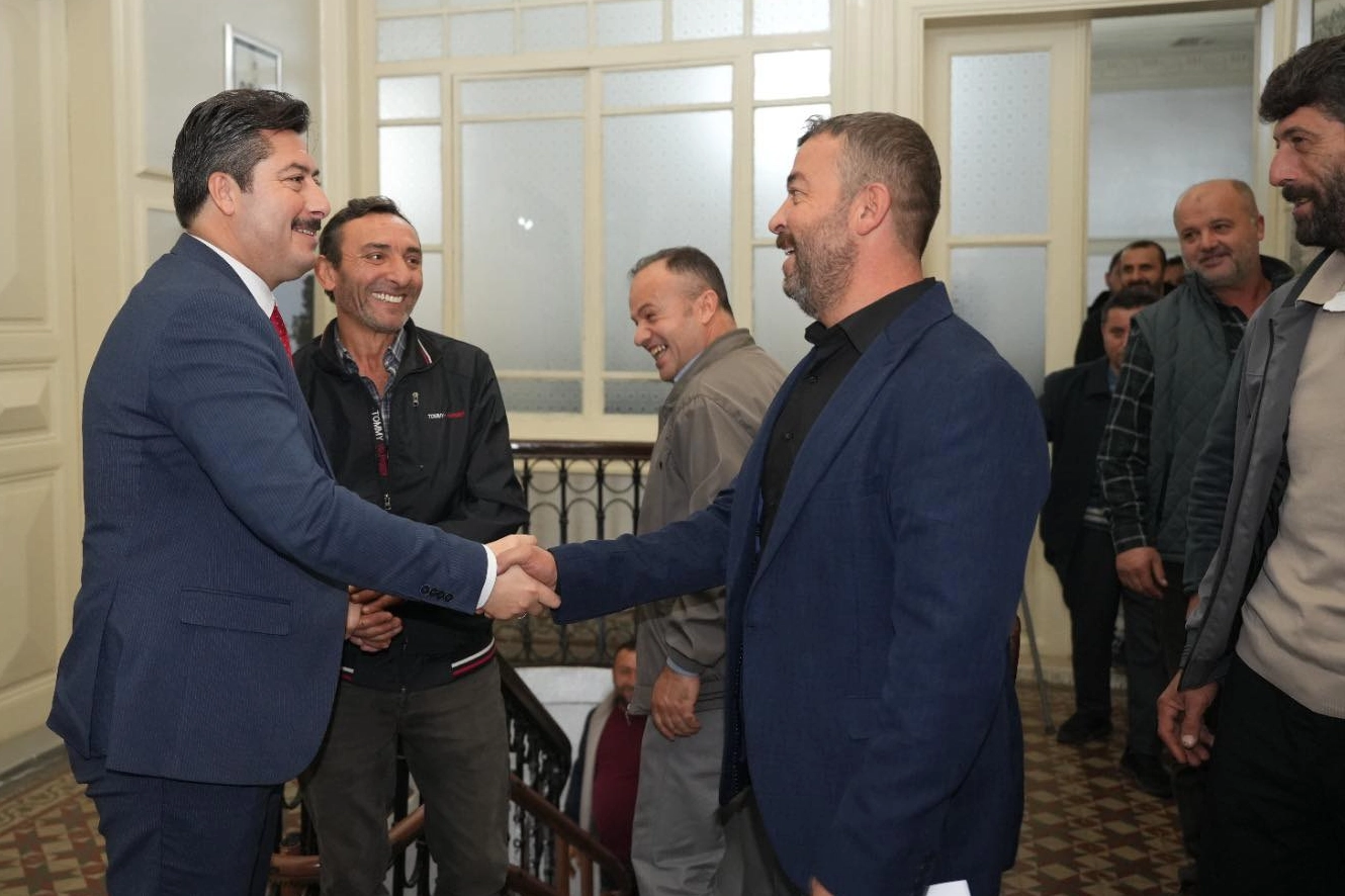 Bursa Yenişehir'de Mahmudiye sakinlerinden Başkan Özel’e ziyaret 