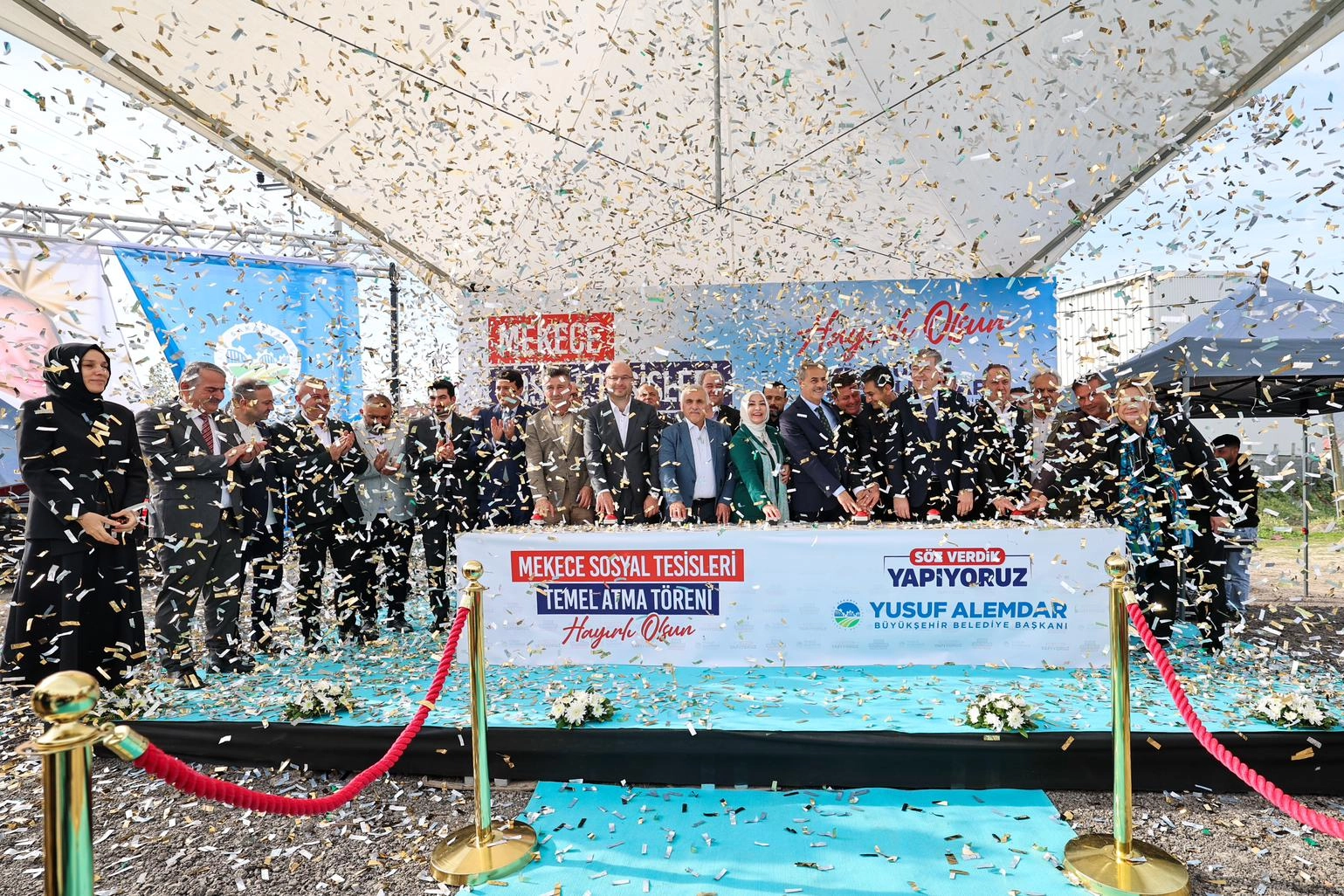 Sakarya Mekece’de sosyal tesisin temeli atıldı 