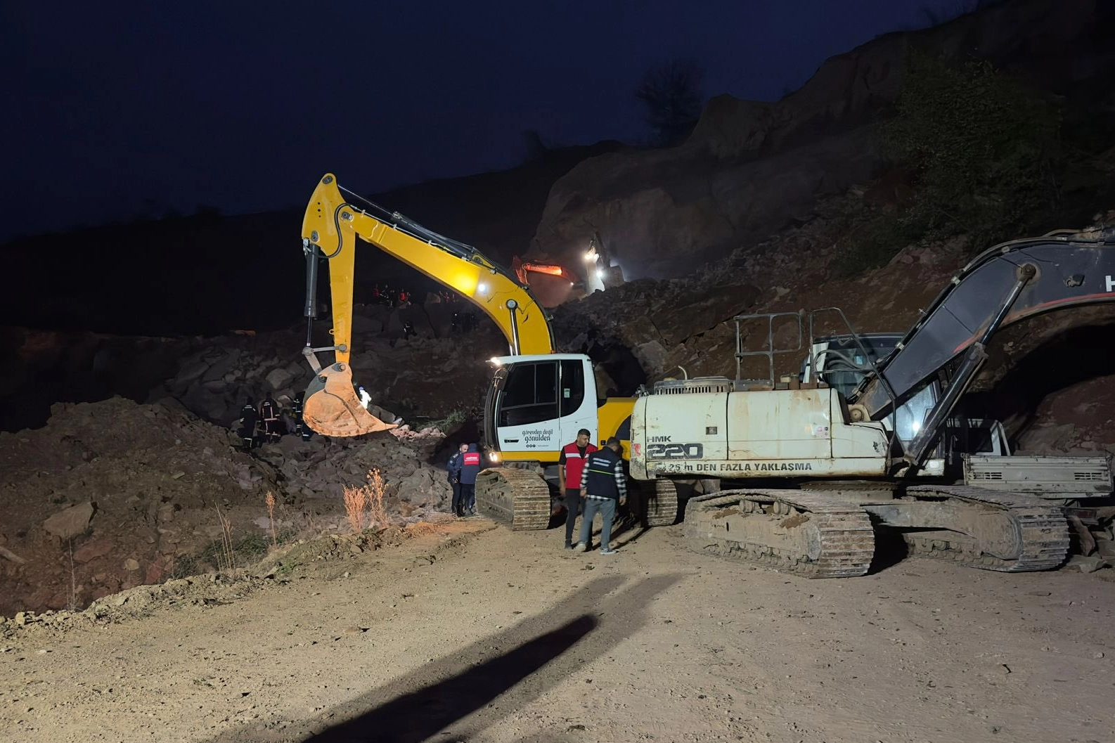 Ordu Fatsa'da taş ocağında göçük! 
