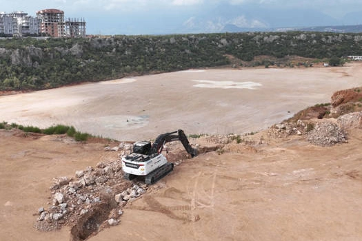 Antalya'da 'Kepez Karting Park' pist hazırlığı başladı 