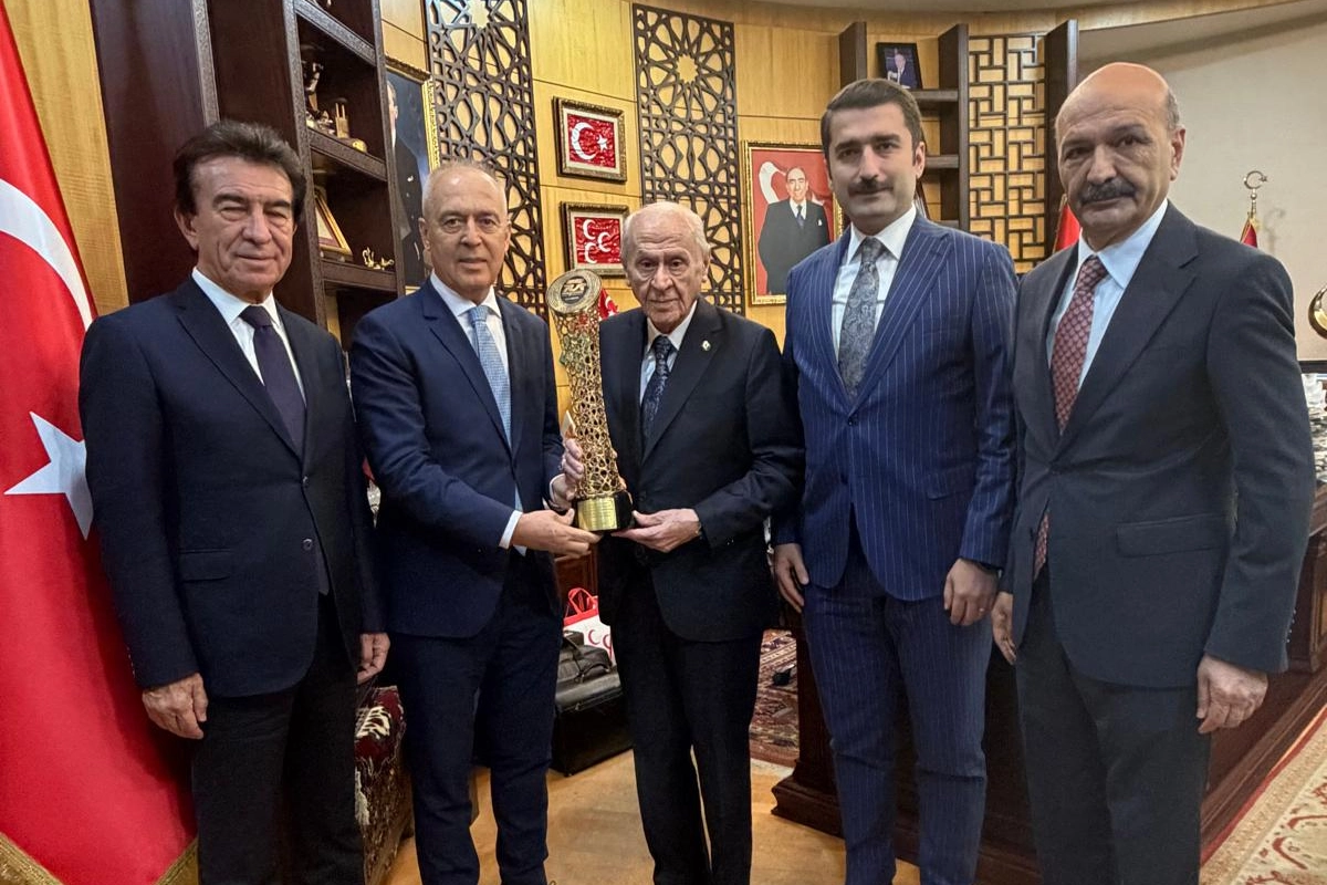 Türkiye Bisiklet Federasyonu’ndan Bahçeli’ye ziyaret 