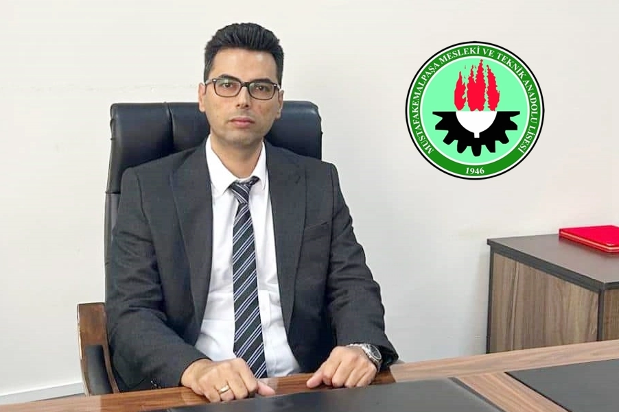 Bursa'da mezun olduğu okula müdür olarak döndü 