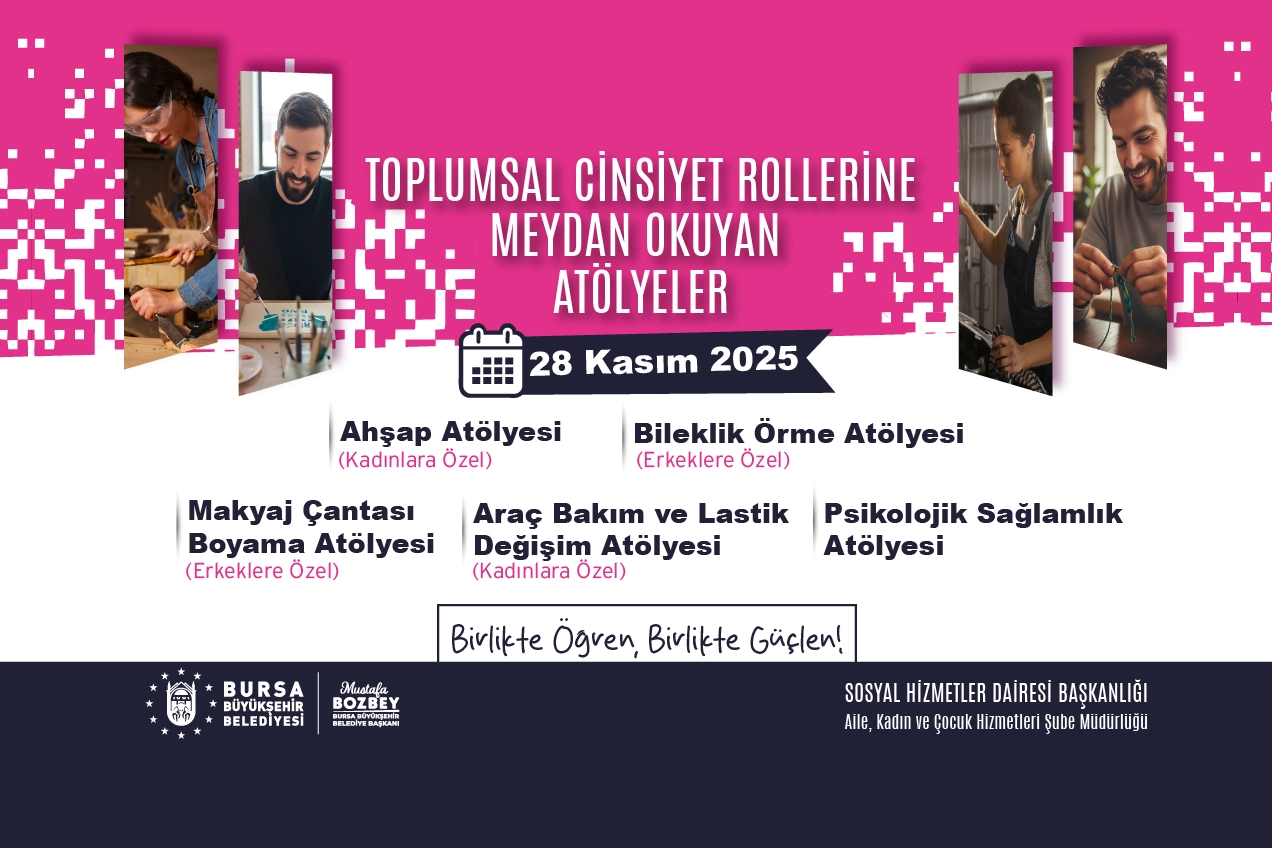 Bursa'da şiddete karşı eşitlik hamlesi... Farkındalık atölyeleri hayata geçiyor 